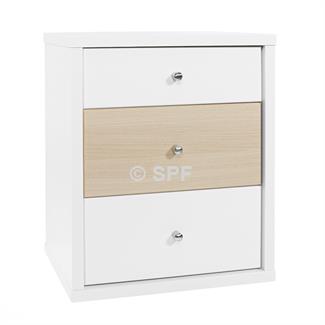 Cosmo 3 Drawer Bedside Table